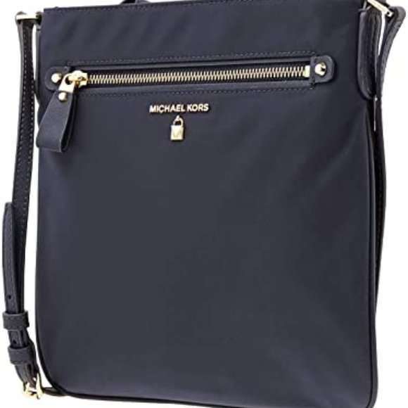 MICHAEL MICHAEL KORS KELSEY CROSSBODY NYLON HANDBAG - Picture 1 of 6